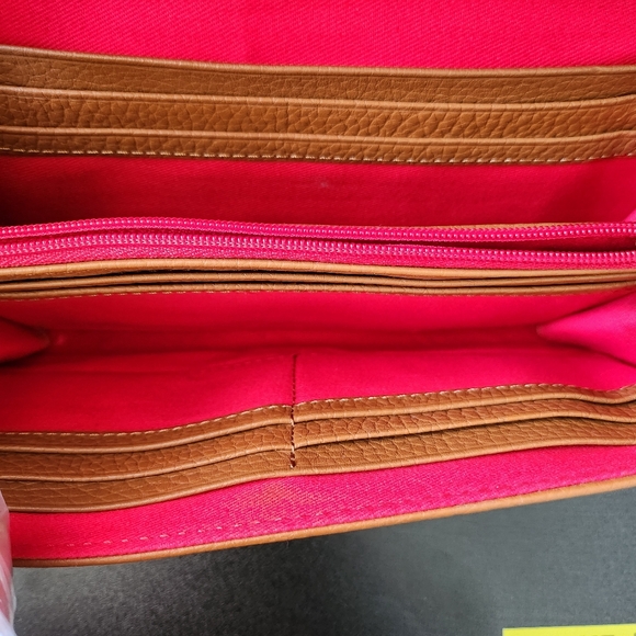Dooney Brown Crossbody Wallet - Picture 4 of 13